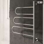 Reina Orne Designer Electric Chrome Towel Rail