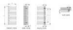 Reina Ricadi Stainless Steel Towel Radiator