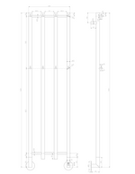 Reina Solara Designer Electric Towel Radiator