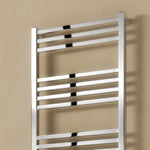 Reina Vasto Designer Chrome Steel Towel Radiator