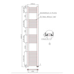 Kartell K-Square Vertical Rail Designer Radiator