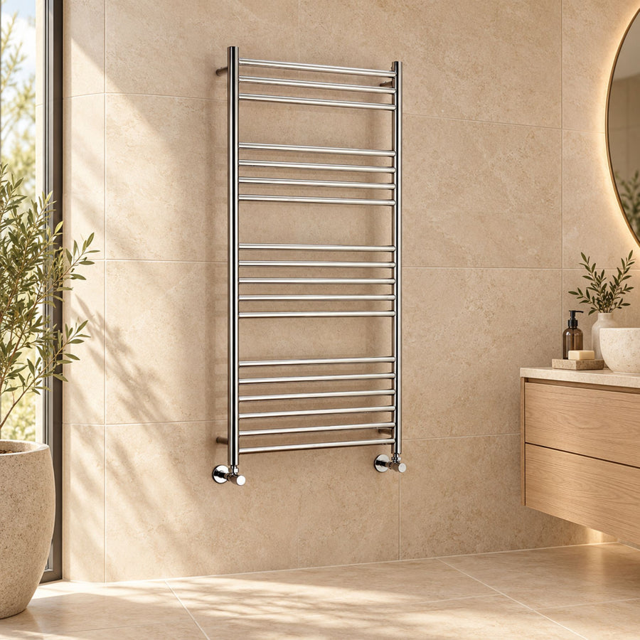 Supplies 4 Heat Lanark Straight Designer Towel Rail