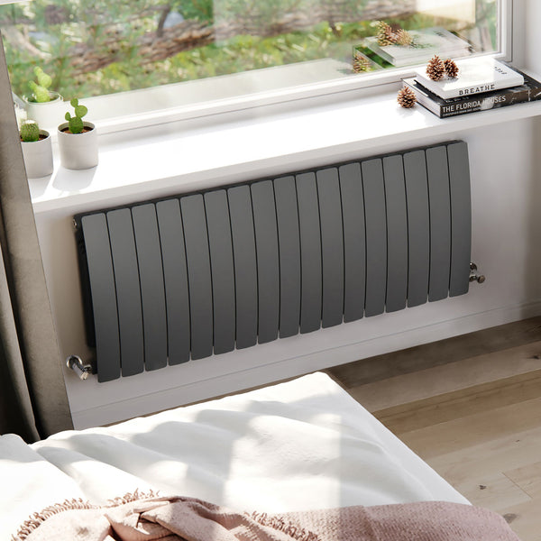 Terma Bergamo Horizontal Cast Aluminium Designer Radiator