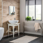 Vogue Pearl Towel Radiator Polished Stainless Steel