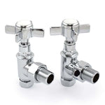 DRS Westminster Crosshead Angled Radiator Valves