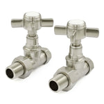 DRS Westminster Crosshead Straight Radiator Valves