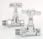DRS Westminster Crosshead Straight Radiator Valves