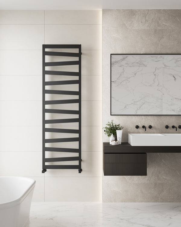 Kesanitar Felix Mild Steel Designer Vertical Towel Rail