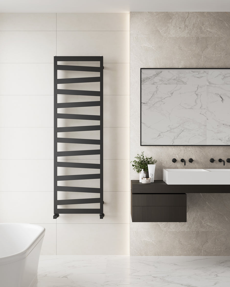 Kesanitar Felix Mild Steel Designer Vertical Towel Rail