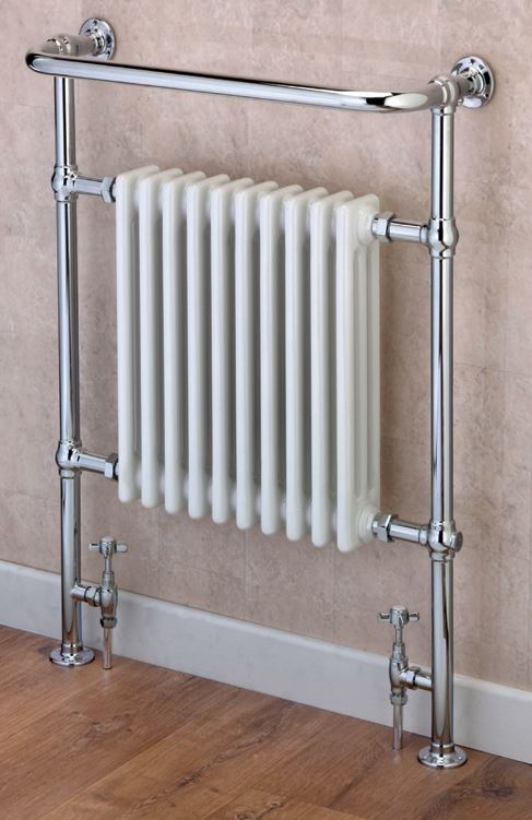 Supplies 4 Heat Boleyn Floor Standing Designer Horizontal Towel Rail