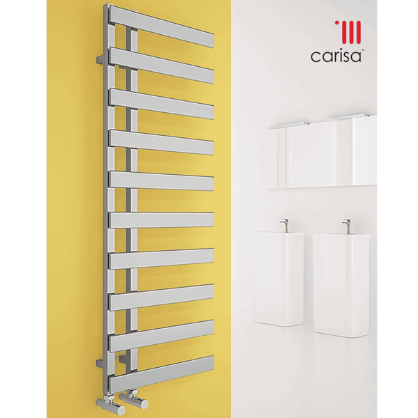 Carisa Floris Designer Chrome Towel Rail