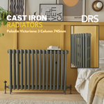 Paladin Victoriana 3 Column Cast Iron Radiator