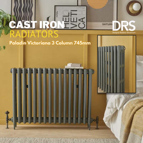 Paladin Victoriana 3 Column 745mm Traditional Cast Iron Radiator