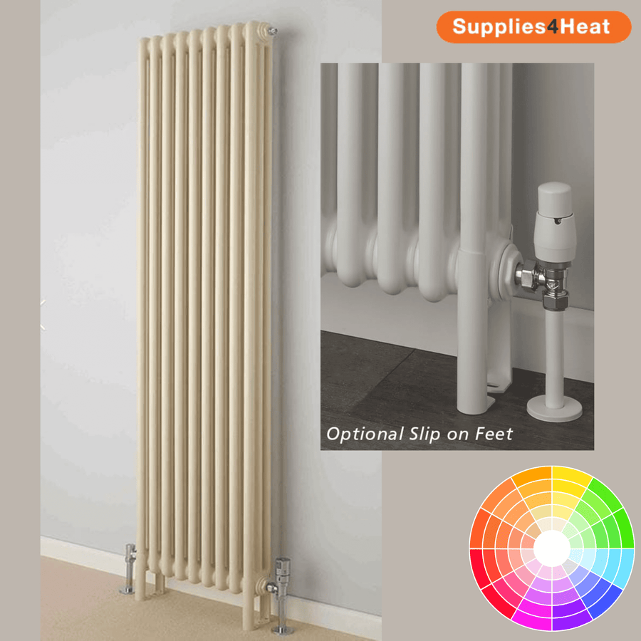 Supplies 4 Heat Cornel 3 Column Designer Vertical Radiator