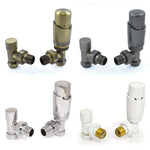 DRS Delta Angled TRV Valve Set