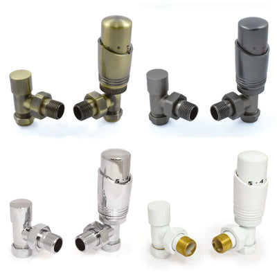DRS Delta Angled TRV Valve Set