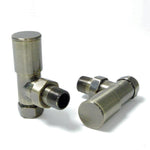 DRS Mina Manual Angled Valve Set - Antique Brass