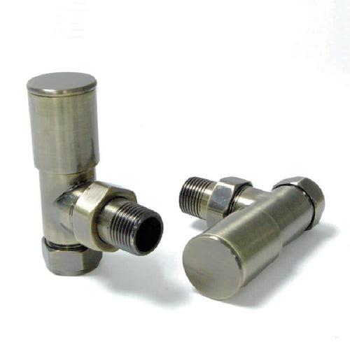 DRS Mina Manual Angled Valve Set - Antique Brass