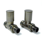 DRS Mina Manual Straight Valve Set - Antique Brass