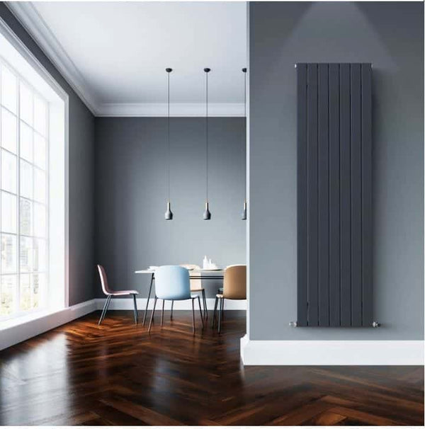 Vogue Fly Line Double Aluminium Designer Vertical Radiator