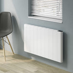 Reina Maia White Electric Horizontal Aluminium Radiator