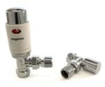 DRS Elite TRV Angled Valve Set – White