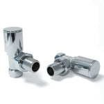 DRS Mina Manual Angled Valve Set - Chrome
