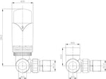 DRS Realm TRV Corner Valve Set
