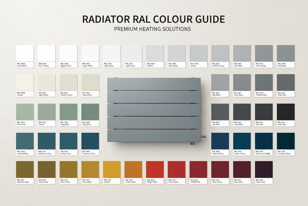 Radiator RAL Colour Guide