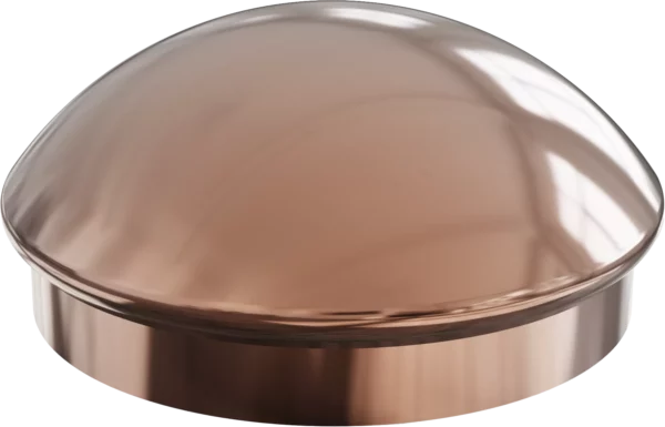 Vogue Polished Copper Plate finish