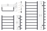 Reina Aliano Chrome Towel Radiator