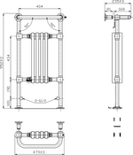Reina Alicia Designer Towel Radiator