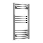 Reina Capo Curved Electric Chrome Towel Rail