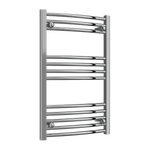 Reina Capo Curved Electric Chrome Towel Rail