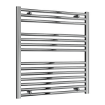 Reina Diva Flat Chrome Designer Towel Rail