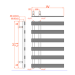 Reina Florina Chrome Towel Radiator