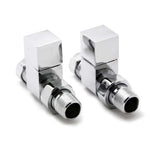 Reina Loge Straight Manual Valve Set: Square Design