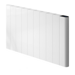 Reina Maia White Electric Horizontal Aluminium Radiator