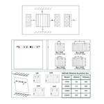 Reina Maia White Electric Horizontal Aluminium Radiator