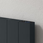 Reina Nika Anthracite Electric Horizontal Aluminium Radiator