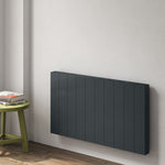 Reina Nika Anthracite Electric Horizontal Aluminium Radiator