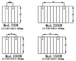 Reina Nika Anthracite Electric Horizontal Aluminium Radiator