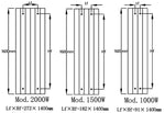 Reina Nika Anthracite Electric Vertical Aluminium Radiator