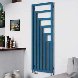 Azure-Blue Radiator-Lifestyle, Blue radiators are energy-efficient and can potentially save you money on your energy bills over time.