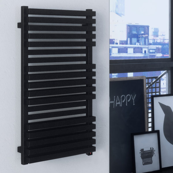 Black Radiator Towel rail horizontal: Make Your Bathroom with The Best Black Towel Radiator