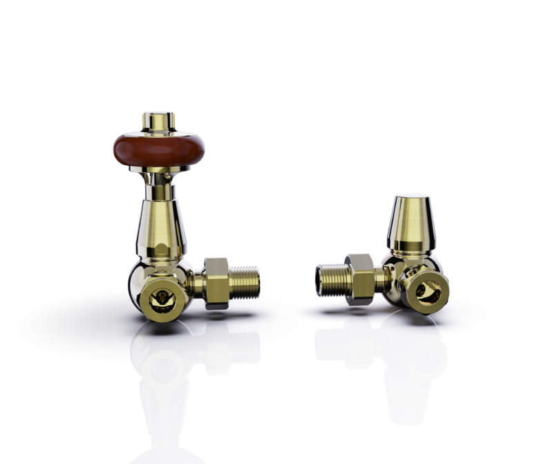 antique brass corner valve DRS