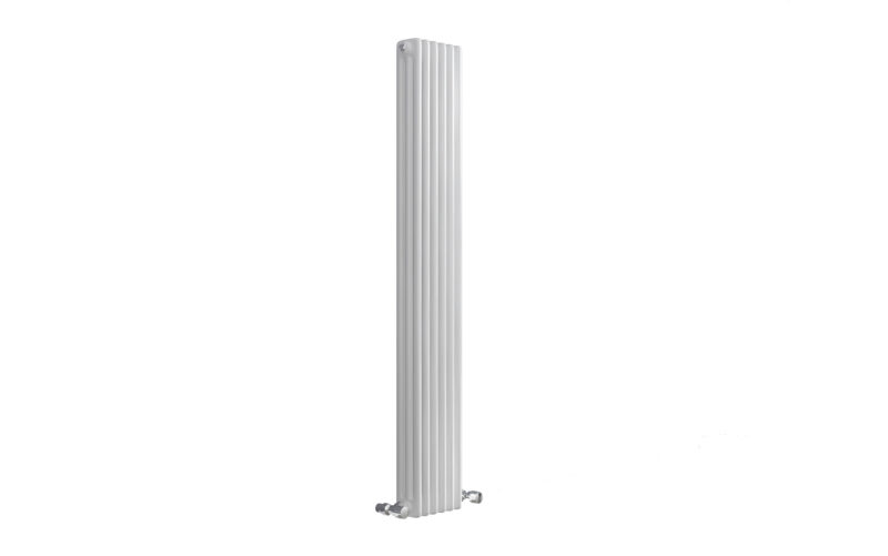 white thin vertical tall traditional DRS radiator