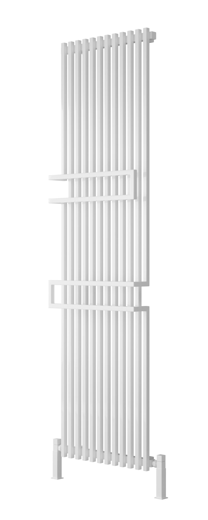 grande white DRS vertical radiator modern