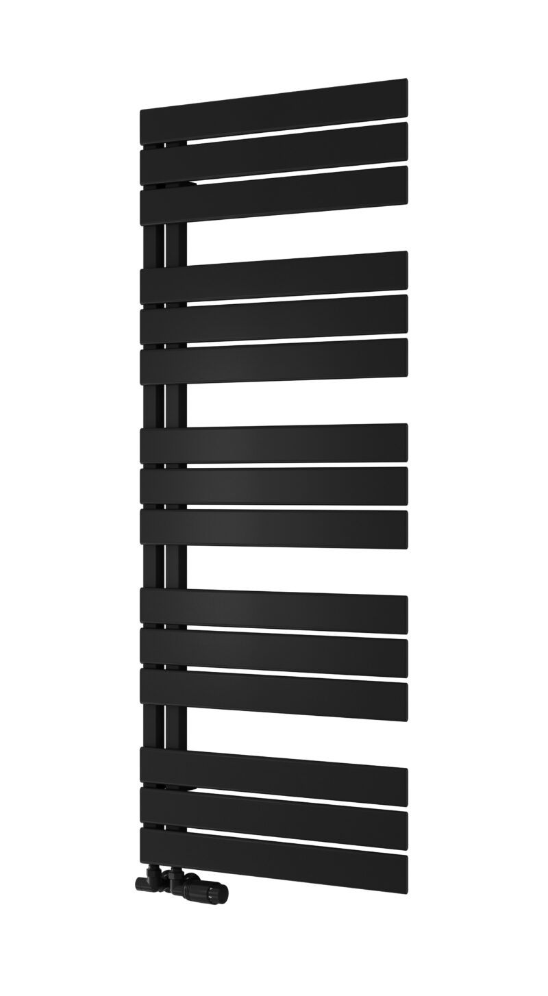 large black vertical pettino DRS modern radiator