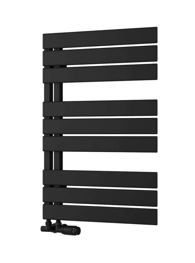 small black vertical pettino DRS modern radiator